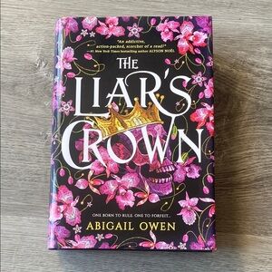 The Liar's Crown Book with Floral Design